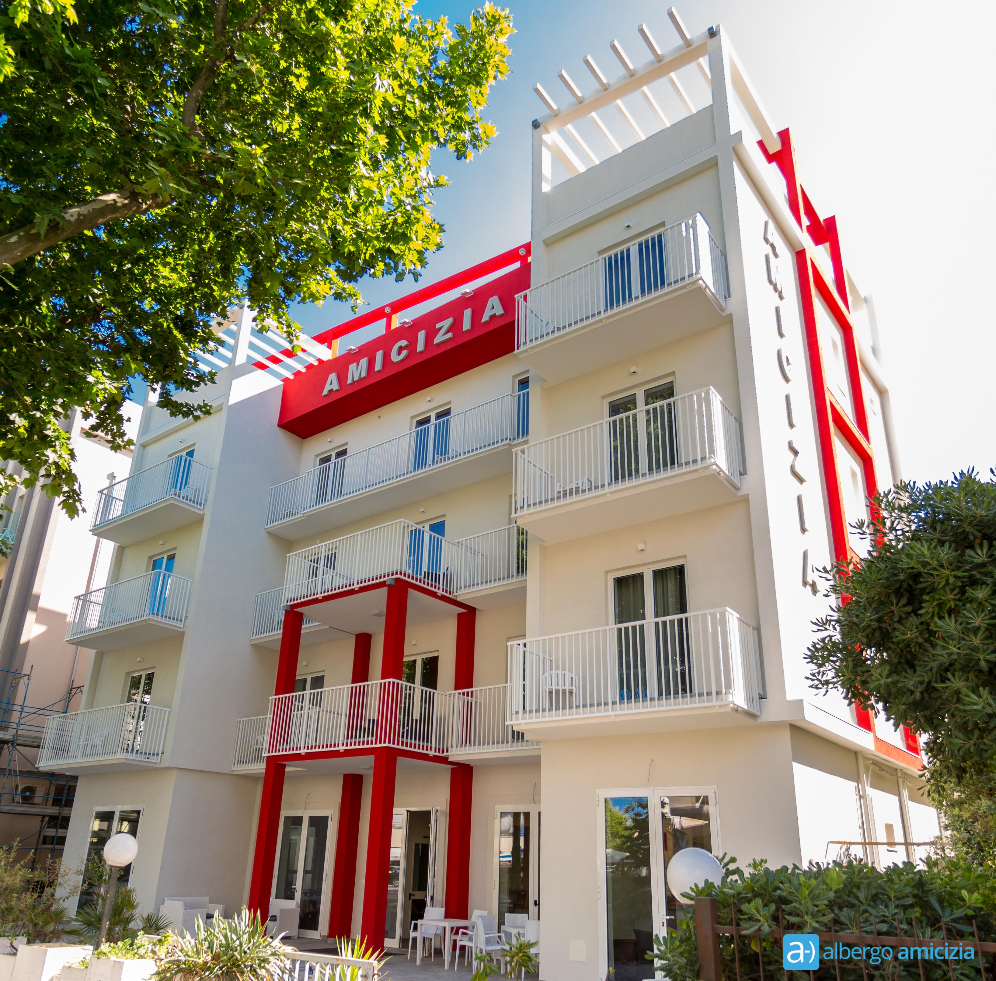 Hotel Amicizia Rimini Esterno foto